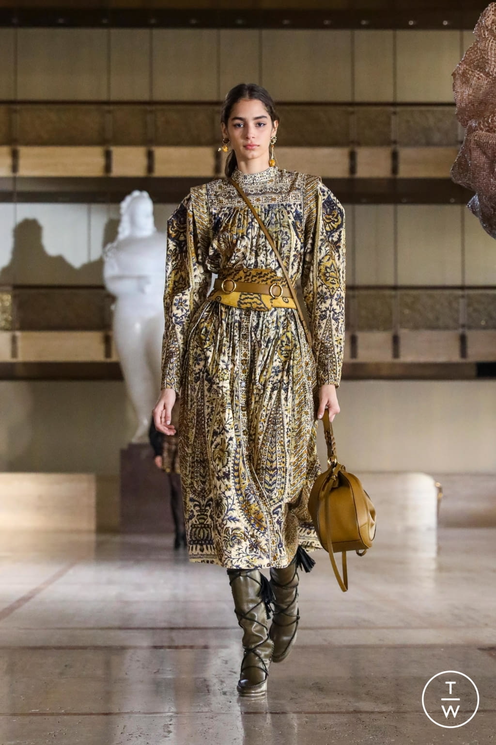 Fashion Week New York Fall/Winter 2021 look 24 de la collection Ulla Johnson womenswear