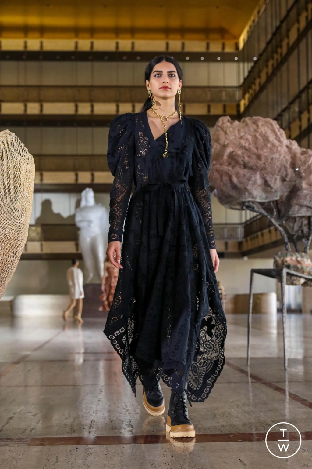 Fashion Week New York Fall/Winter 2021 look 31 de la collection Ulla Johnson womenswear