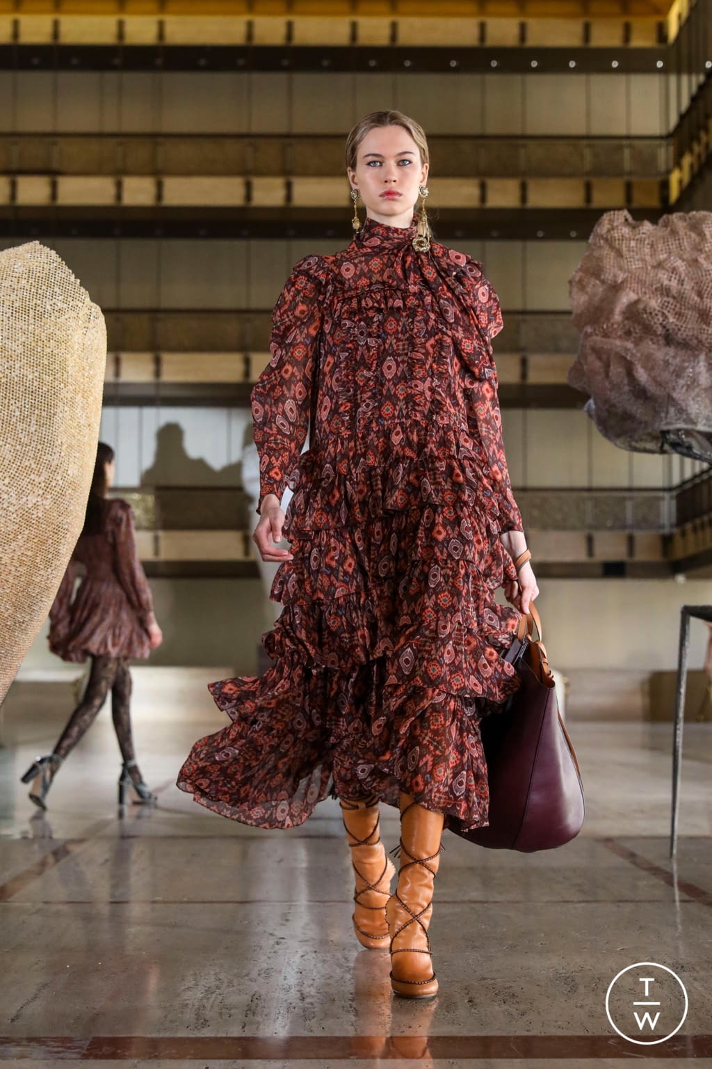 Fashion Week New York Fall/Winter 2021 look 36 de la collection Ulla Johnson womenswear