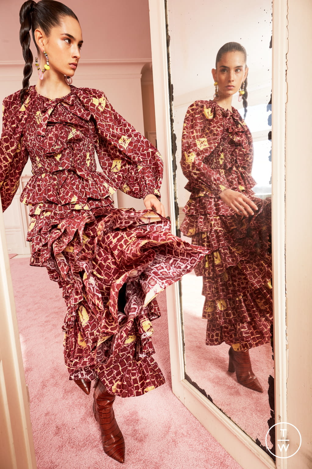 Fashion Week New York Pre-Fall 2020 look 1 de la collection Ulla Johnson womenswear