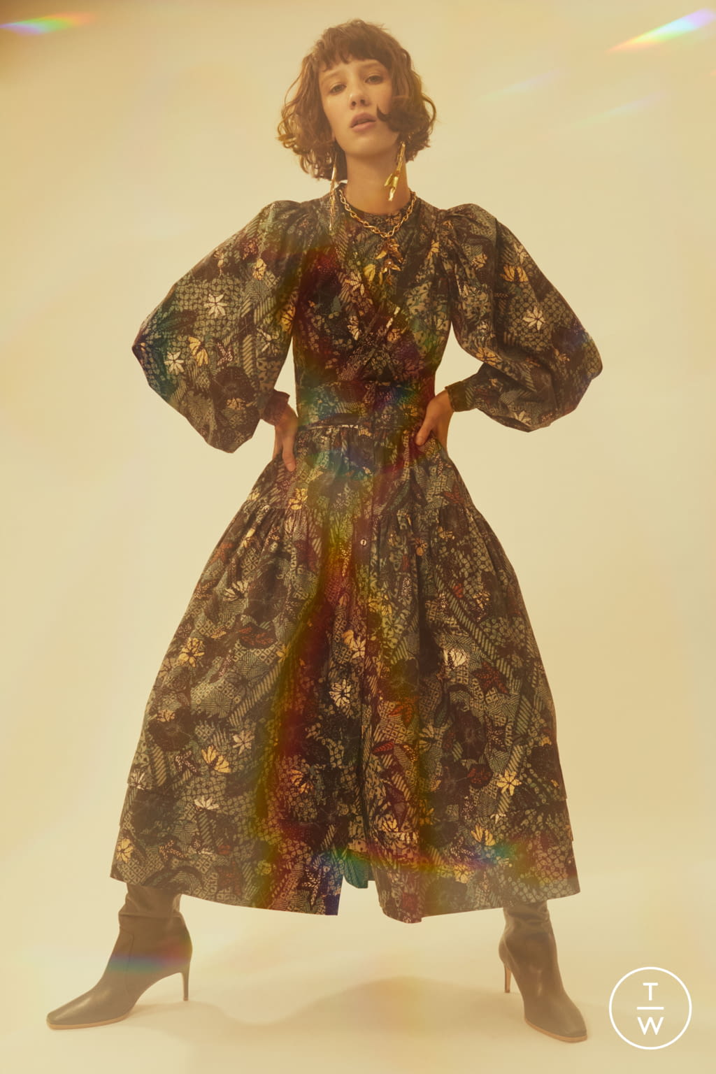 Fashion Week New York Pre-Fall 2021 look 18 from the Ulla Johnson collection womenswear