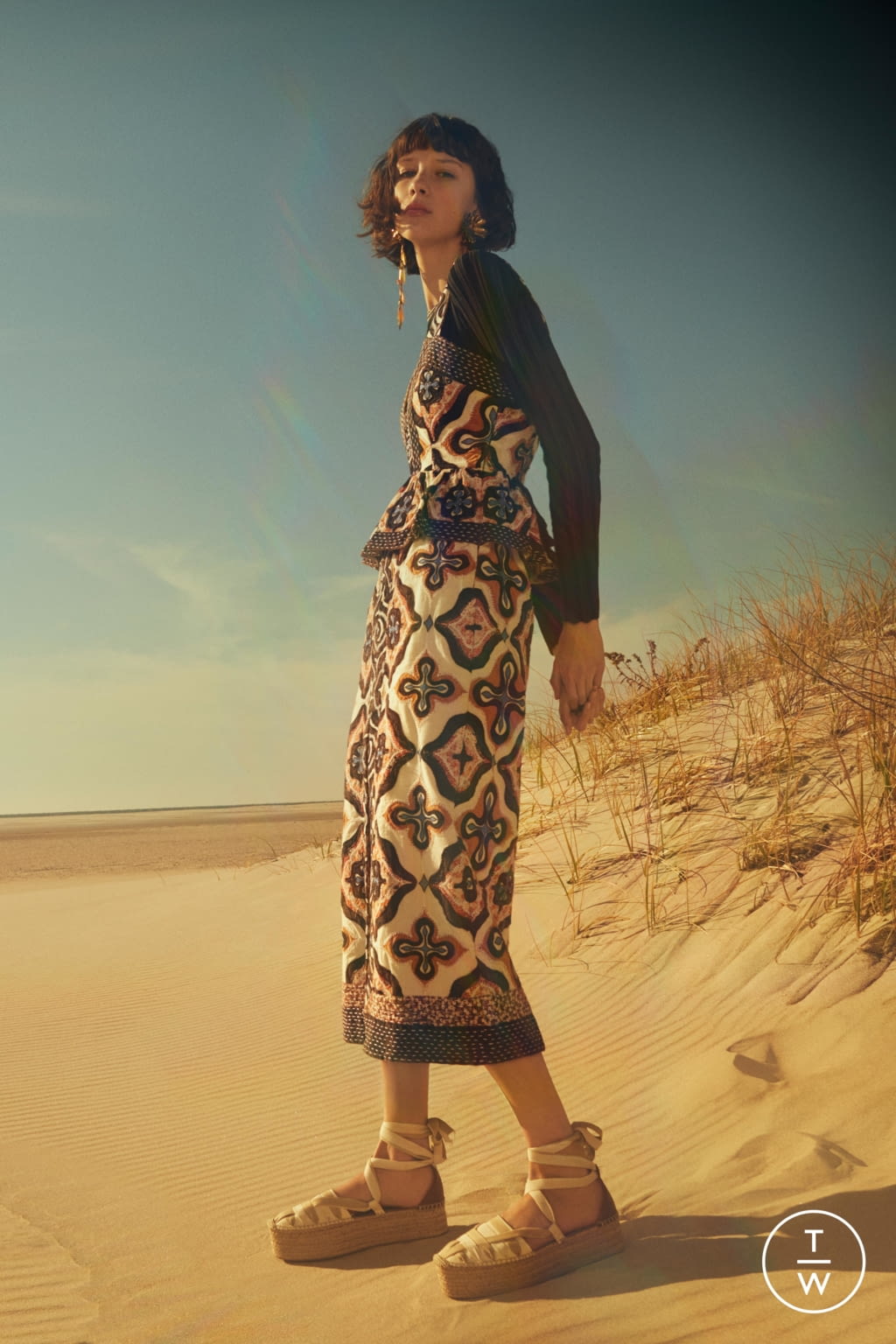 Fashion Week New York Pre-Fall 2021 look 21 from the Ulla Johnson collection womenswear