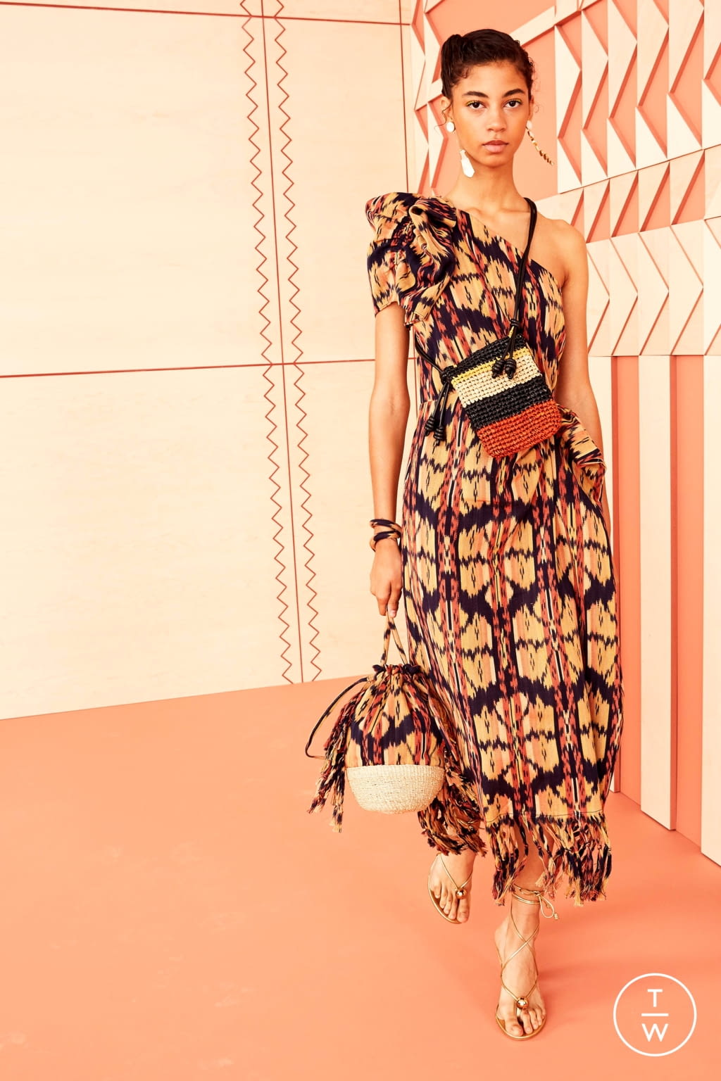 Fashion Week New York Resort 2020 look 7 de la collection Ulla Johnson womenswear