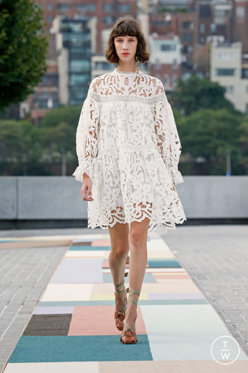 Fashion Week New York Spring/Summer 2021 look 2 de la collection Ulla Johnson womenswear