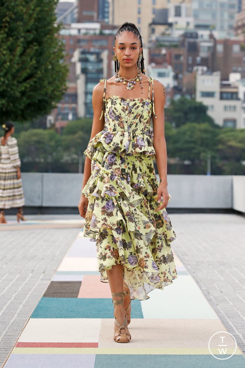 Fashion Week New York Spring/Summer 2021 look 4 de la collection Ulla Johnson womenswear