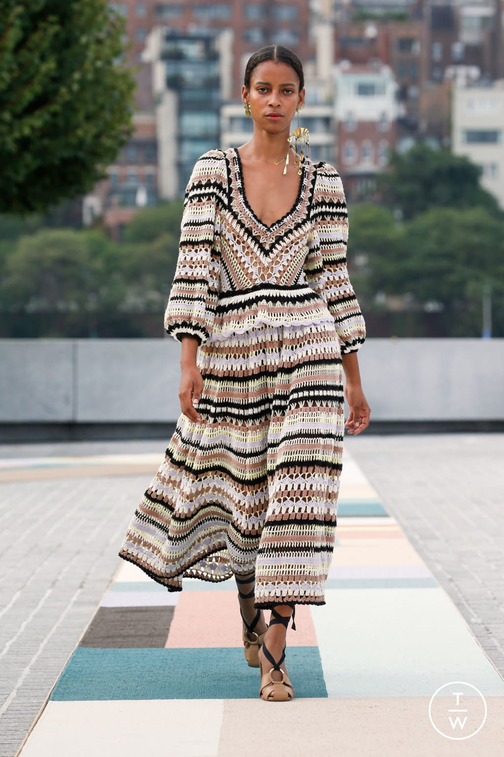 Fashion Week New York Spring/Summer 2021 look 6 from the Ulla Johnson collection womenswear