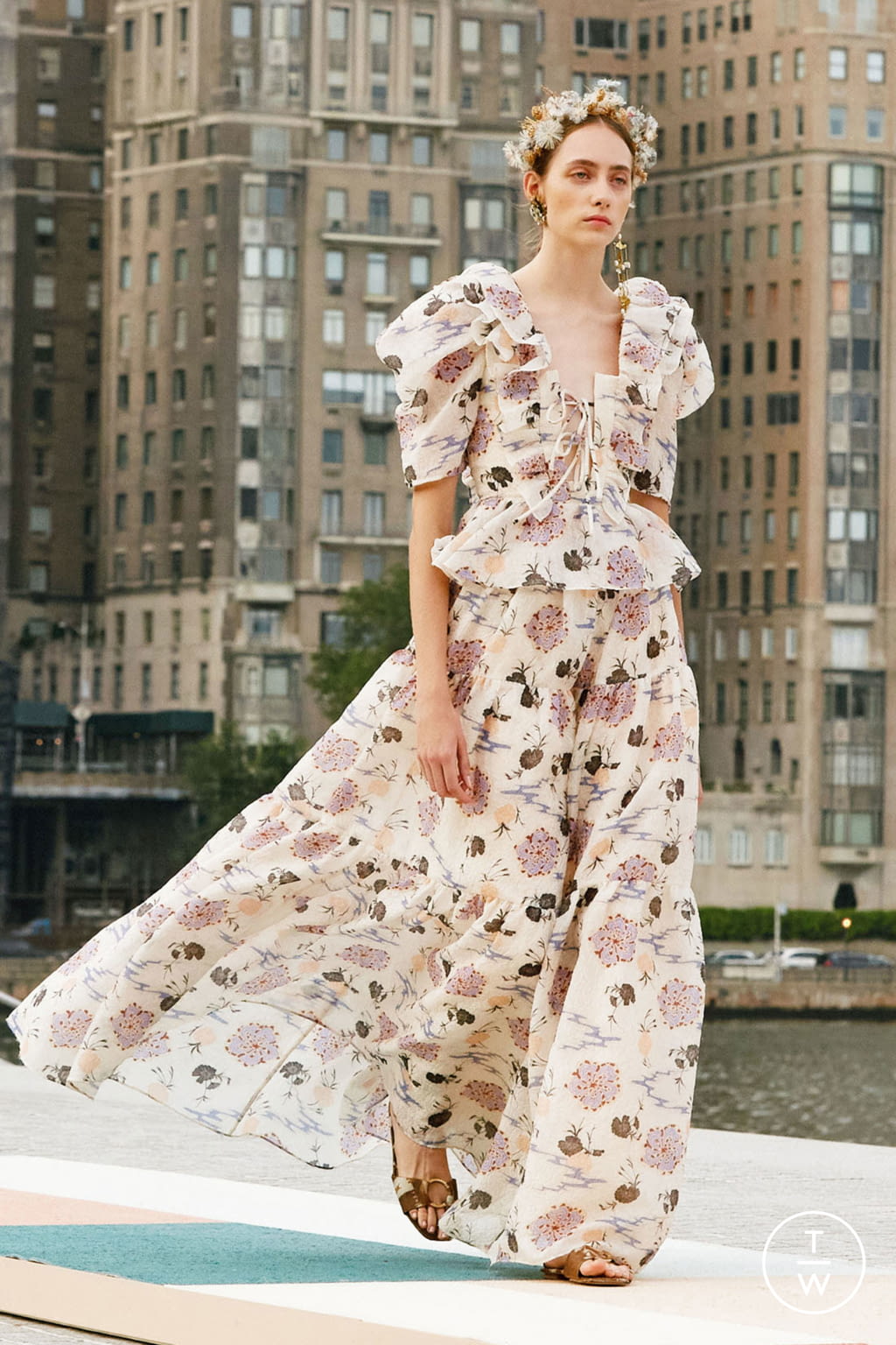 Fashion Week New York Spring/Summer 2021 look 9 de la collection Ulla Johnson womenswear