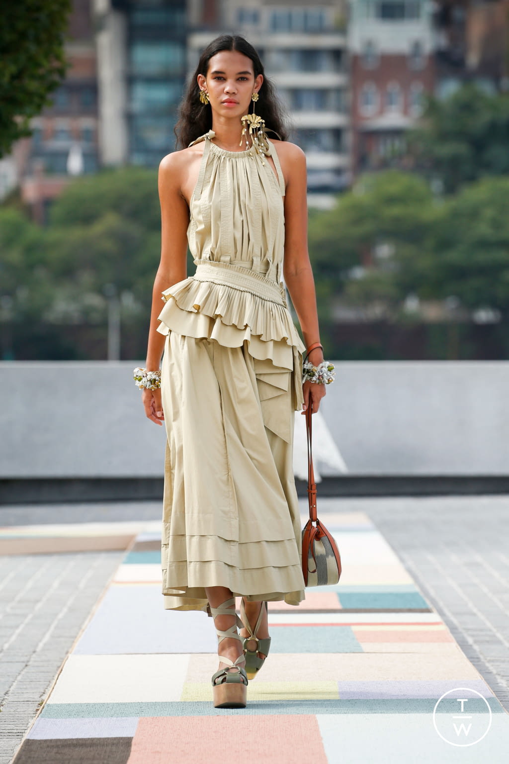 Fashion Week New York Spring/Summer 2021 look 12 from the Ulla Johnson collection womenswear