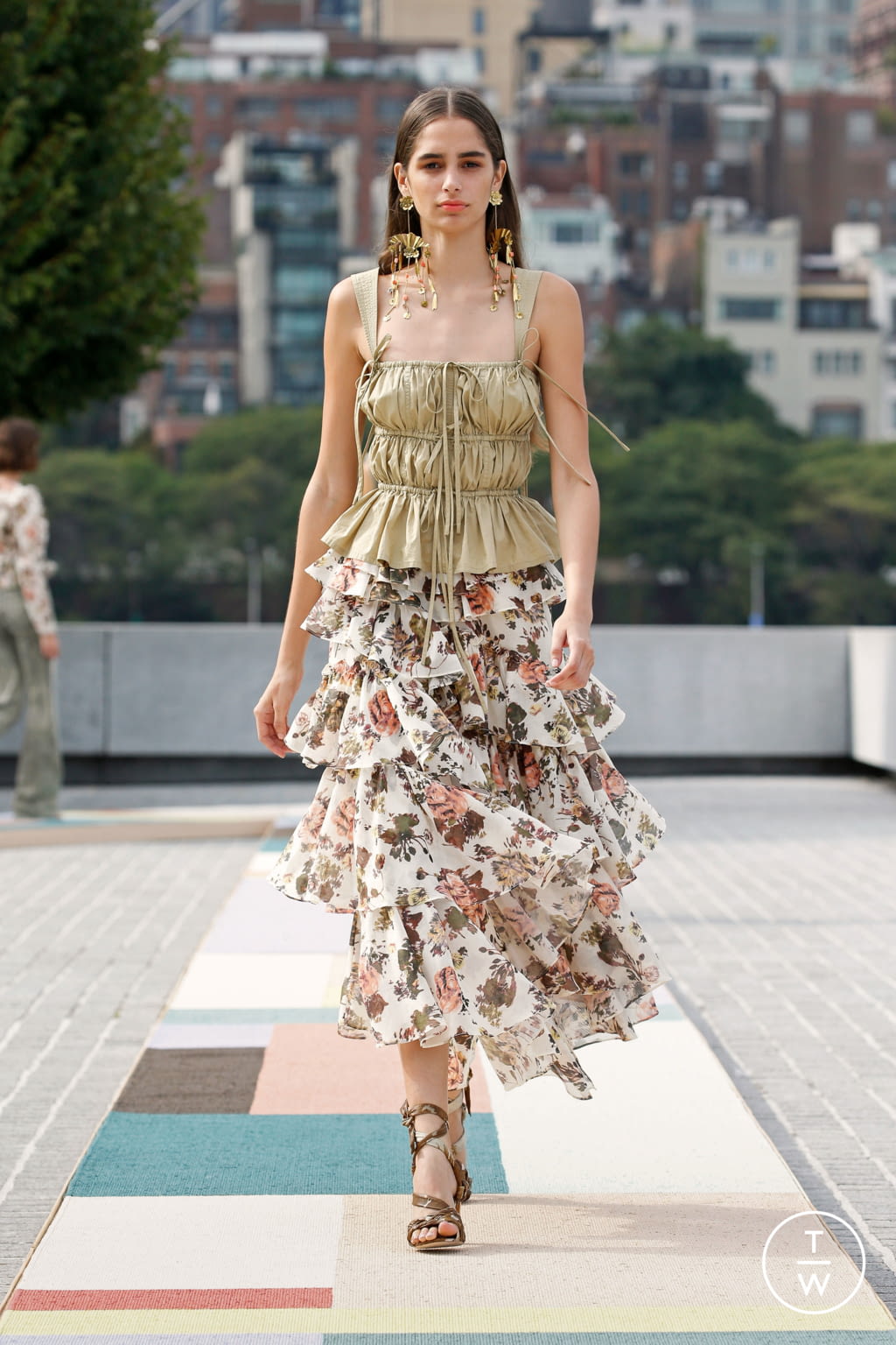Fashion Week New York Spring/Summer 2021 look 14 from the Ulla Johnson collection womenswear