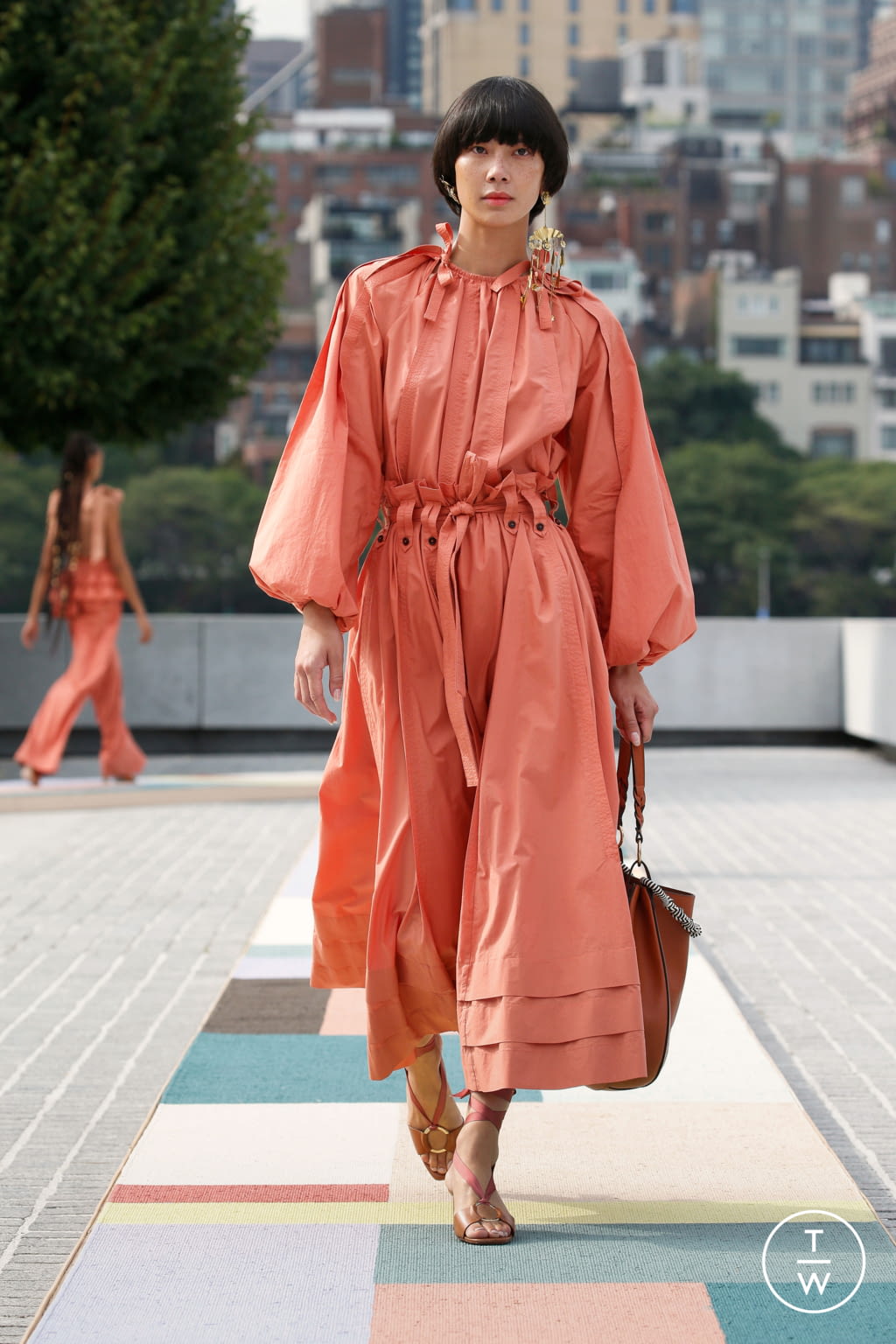 Fashion Week New York Spring/Summer 2021 look 18 de la collection Ulla Johnson womenswear