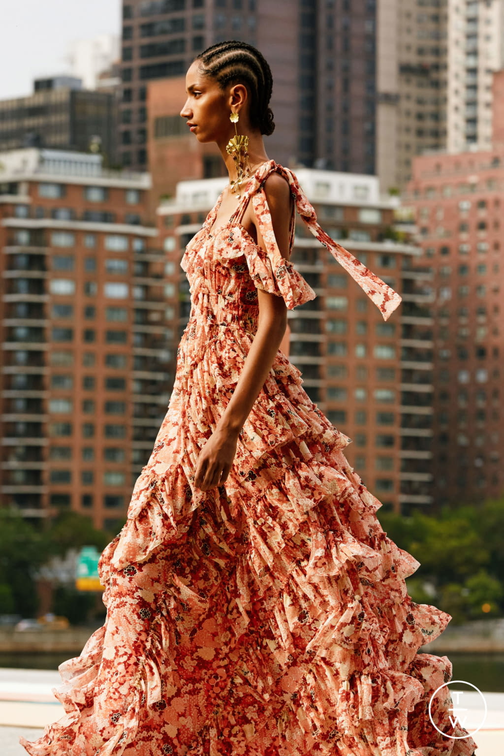 Fashion Week New York Spring/Summer 2021 look 19 de la collection Ulla Johnson womenswear