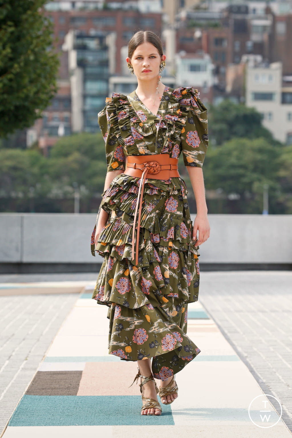 Fashion Week New York Spring/Summer 2021 look 21 de la collection Ulla Johnson womenswear