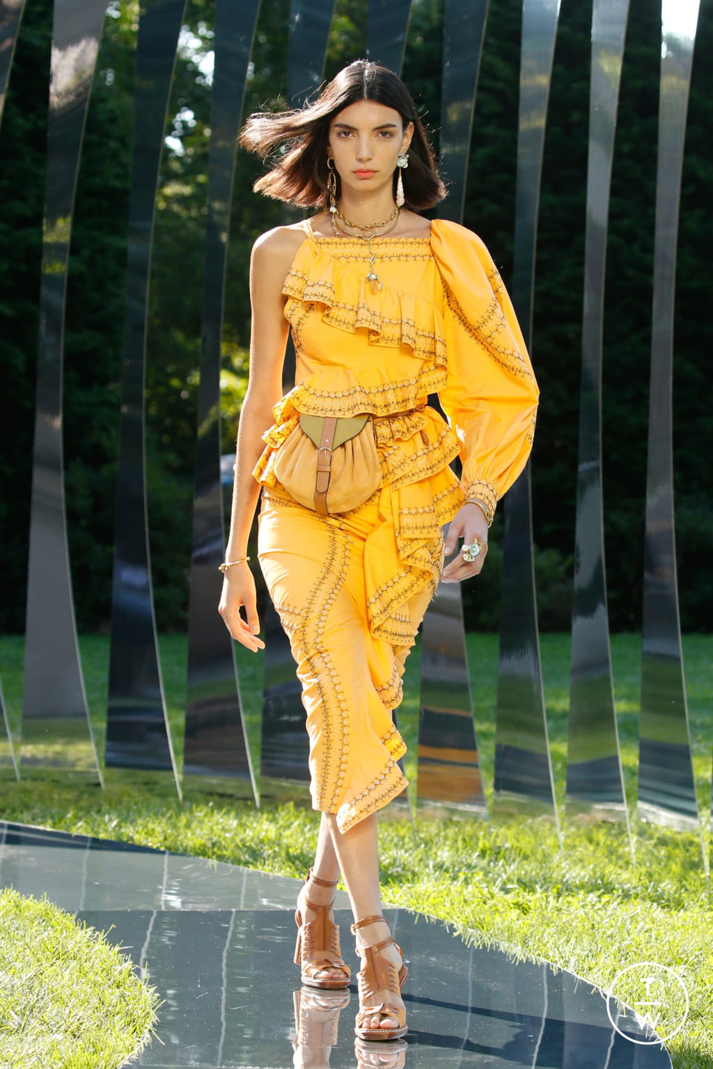 Fashion Week New York Spring/Summer 2022 look 1 from the Ulla Johnson collection womenswear