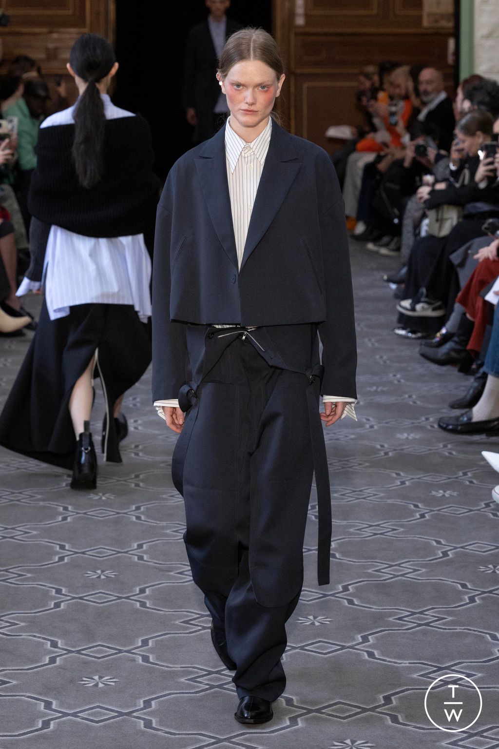 Fashion Week Paris Fall/Winter 2023 look 24 from the Ujoh collection womenswear