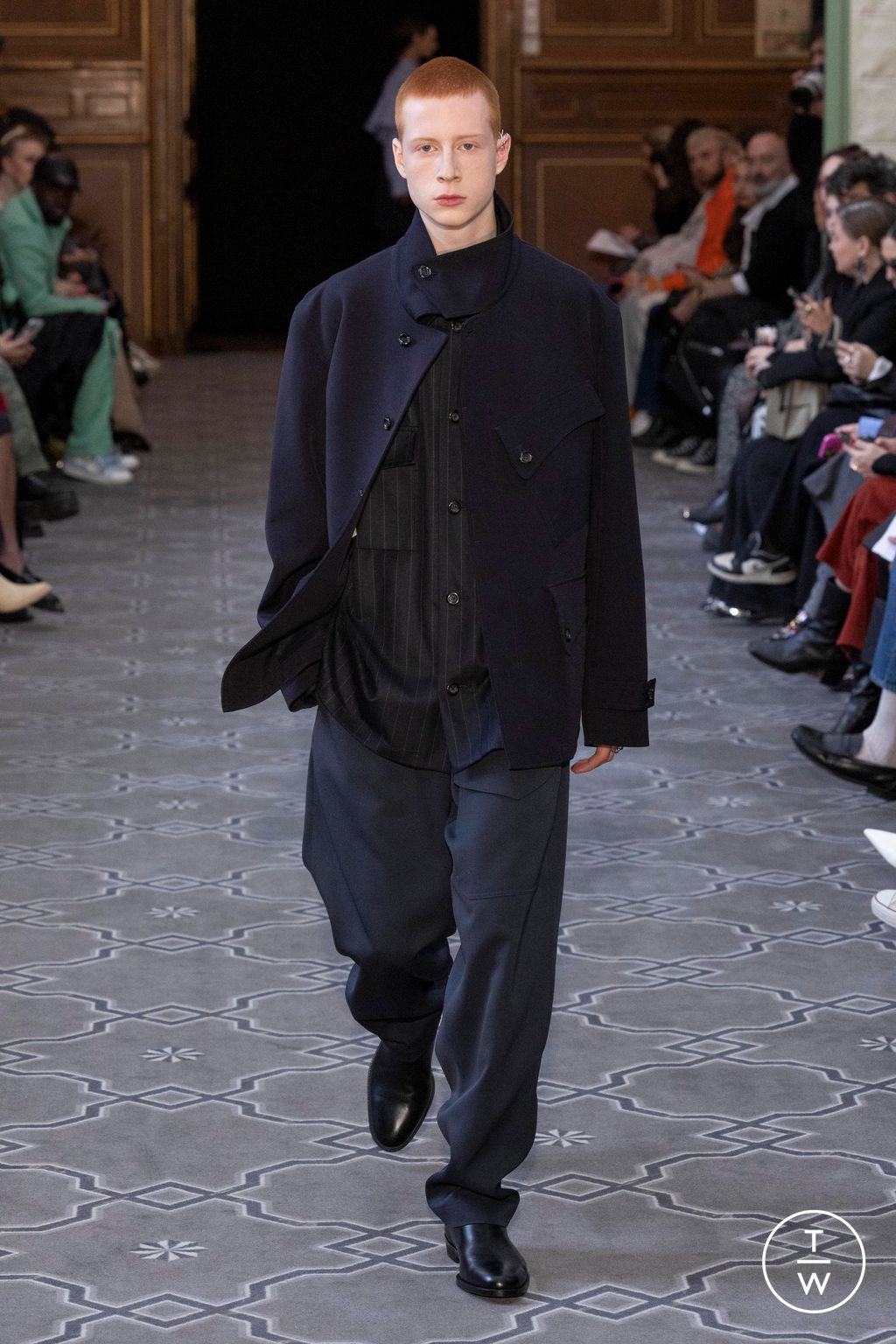 Fashion Week Paris Fall/Winter 2023 look 26 from the Ujoh collection womenswear