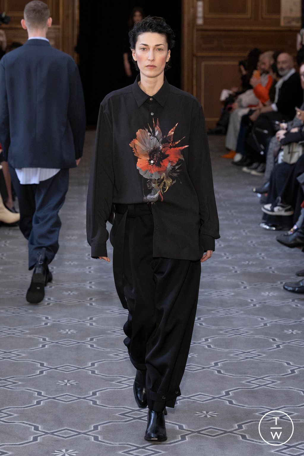 Fashion Week Paris Fall/Winter 2023 look 27 from the Ujoh collection womenswear