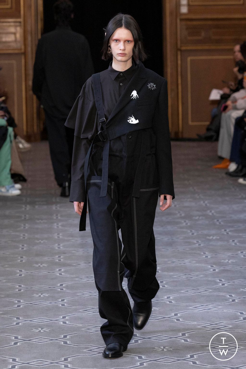 Fashion Week Paris Fall/Winter 2023 look 30 from the Ujoh collection womenswear