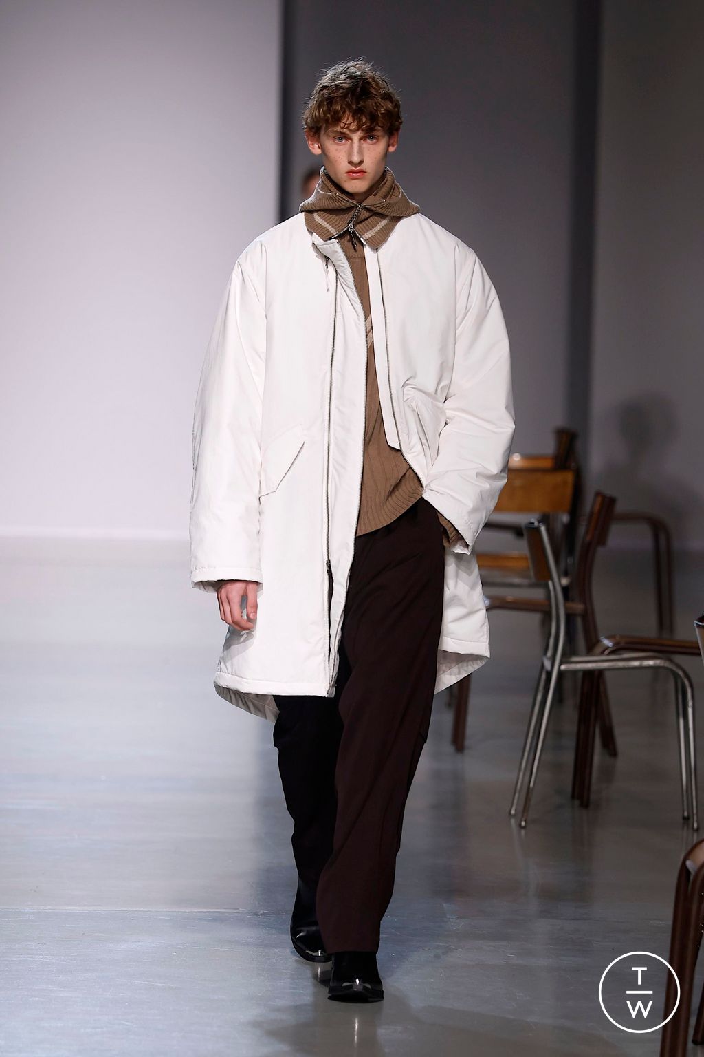 Fashion Week Paris Fall/Winter 2025 look 6 from the Ujoh collection womenswear