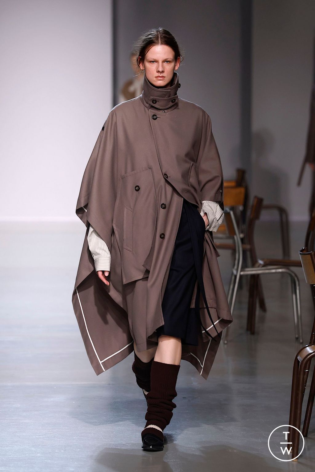 Fashion Week Paris Fall/Winter 2025 look 7 from the Ujoh collection womenswear