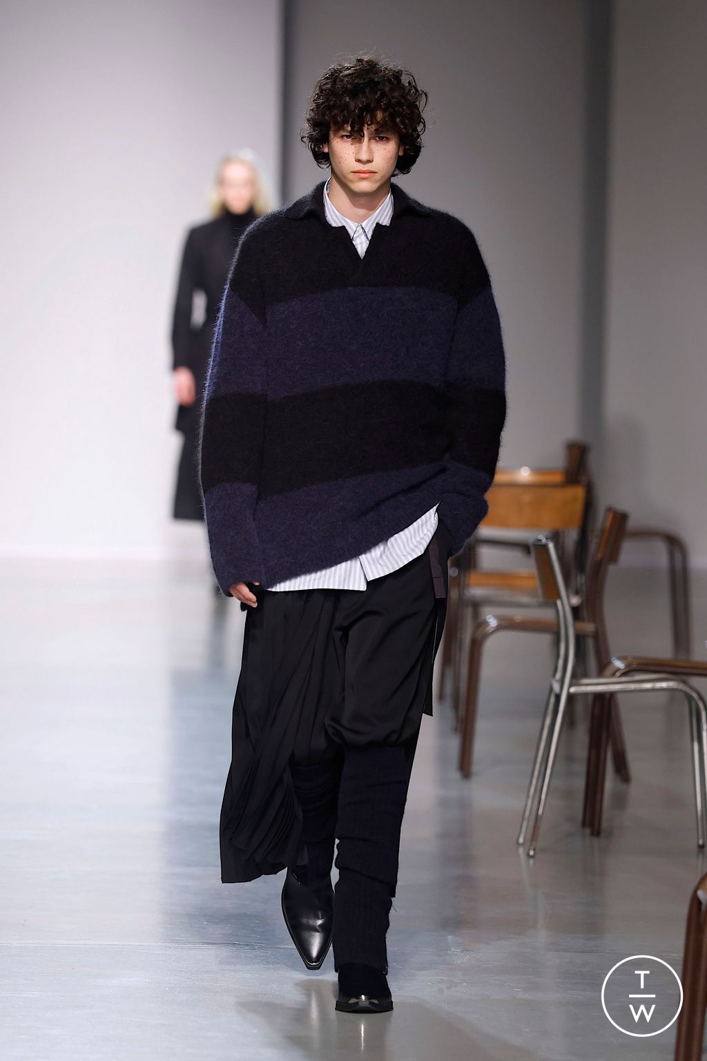 Fashion Week Paris Fall/Winter 2025 look 21 from the Ujoh collection womenswear