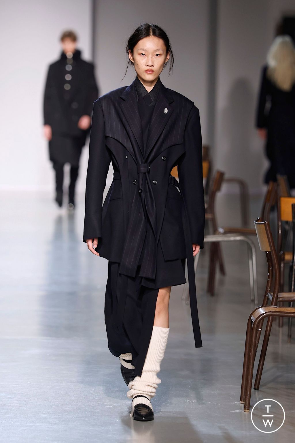 Fashion Week Paris Fall/Winter 2025 look 24 from the Ujoh collection womenswear