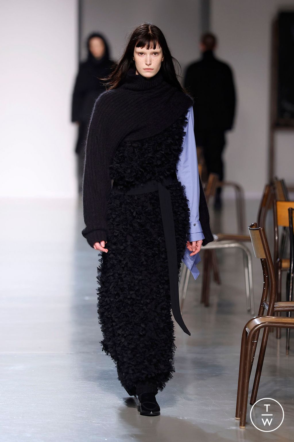 Fashion Week Paris Fall/Winter 2025 look 39 from the Ujoh collection womenswear
