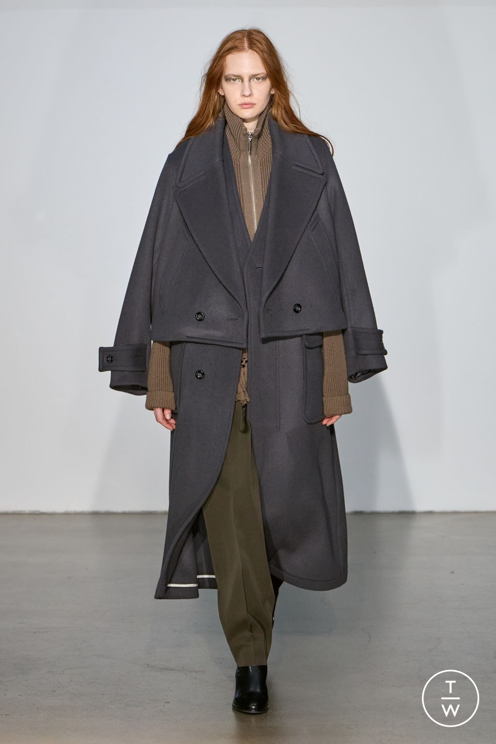 Fashion Week Paris Fall/Winter 2024 look 24 from the Ujoh collection womenswear