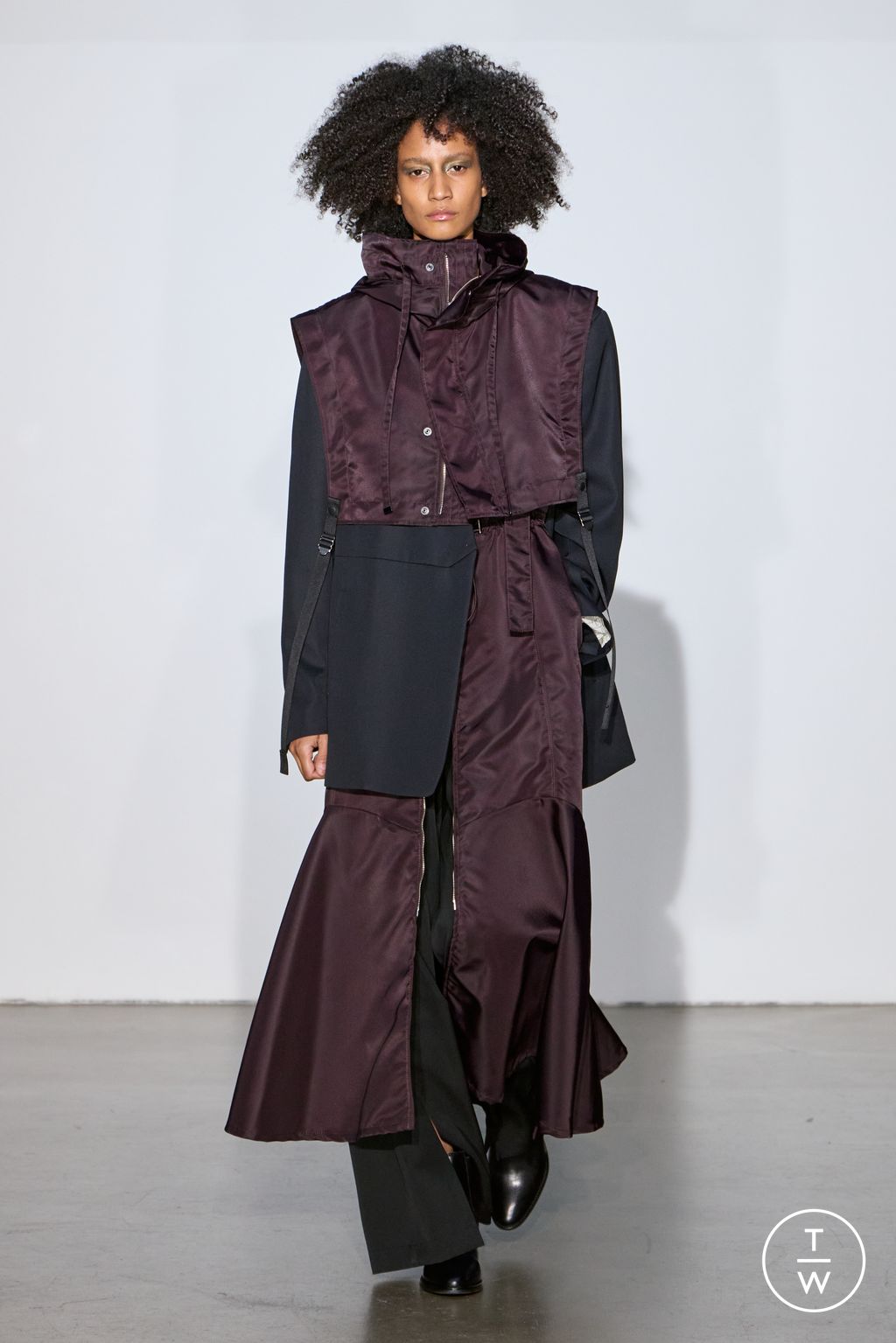 Fashion Week Paris Fall/Winter 2024 look 1 from the Ujoh collection womenswear