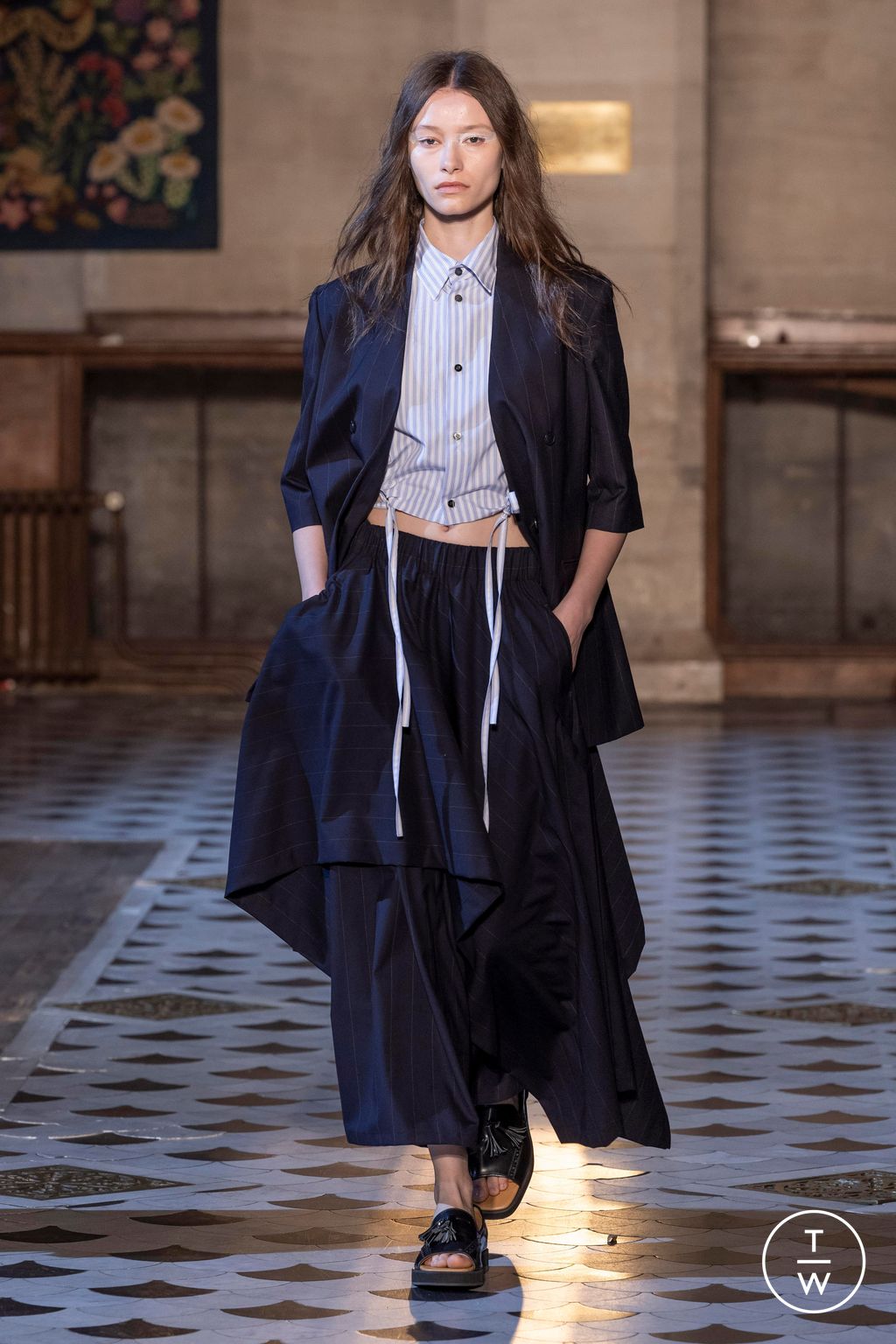 Fashion Week Paris Spring/Summer 2024 look 13 from the Ujoh collection womenswear