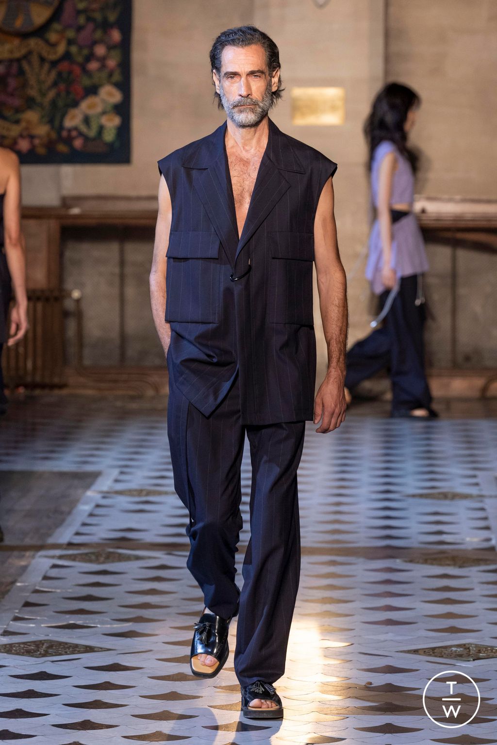 Fashion Week Paris Spring/Summer 2024 look 16 from the Ujoh collection womenswear
