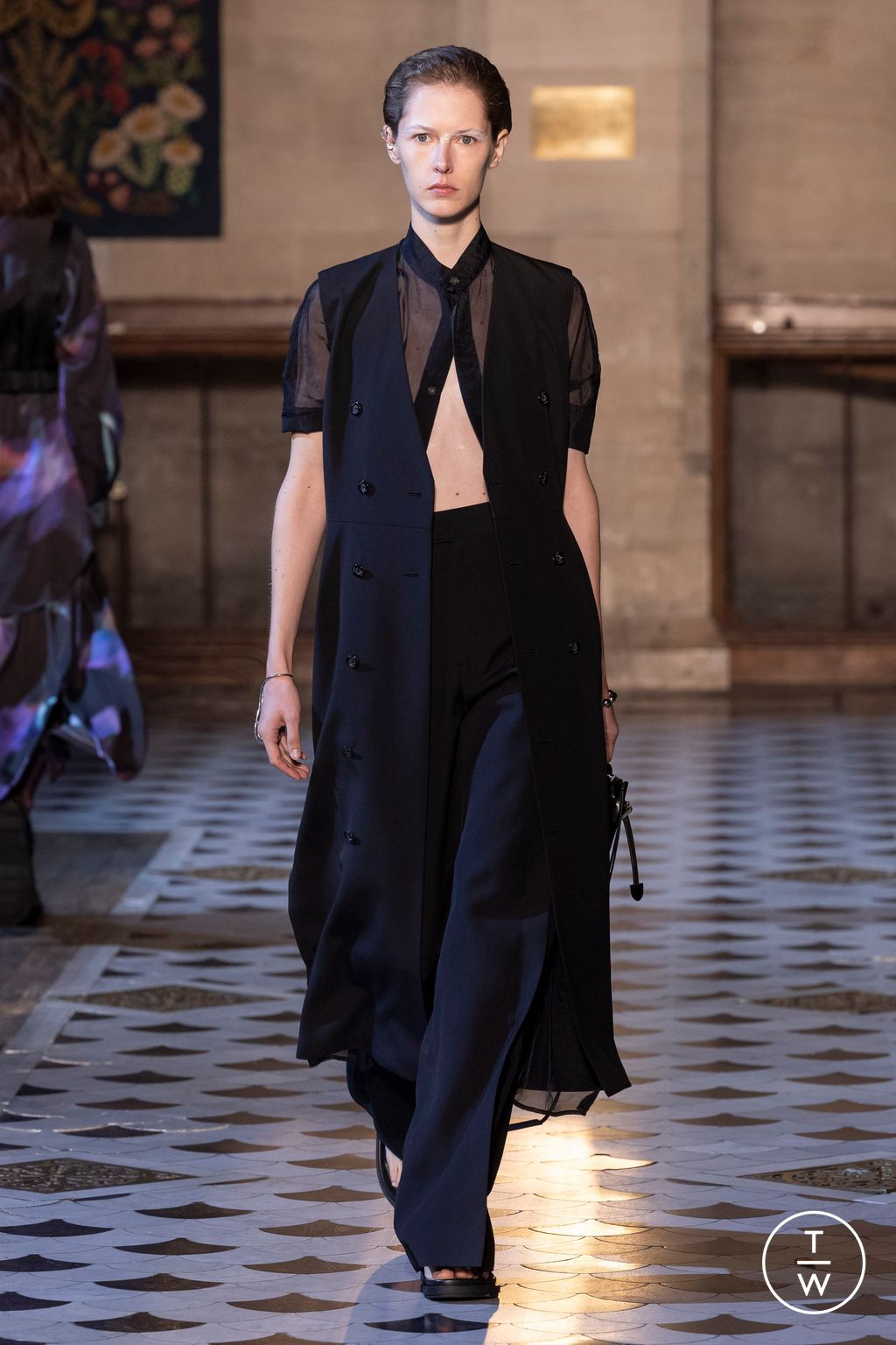 Fashion Week Paris Spring/Summer 2024 look 28 from the Ujoh collection womenswear