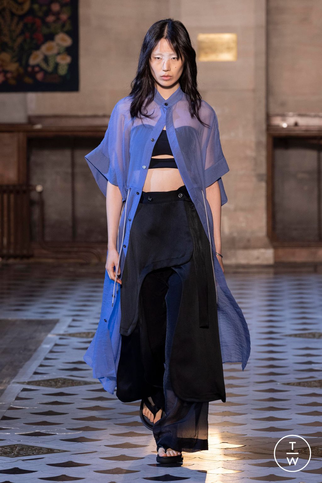 Fashion Week Paris Spring/Summer 2024 look 29 from the Ujoh collection womenswear