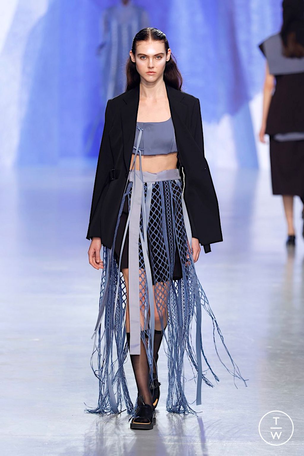 Fashion Week Paris Spring/Summer 2026 look 45 from the Ujoh collection womenswear