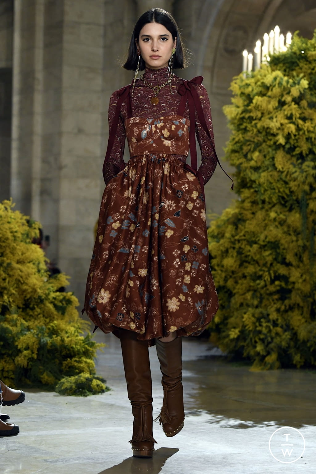 Fashion Week New York Fall/Winter 2022 look 5 de la collection Ulla Johnson womenswear