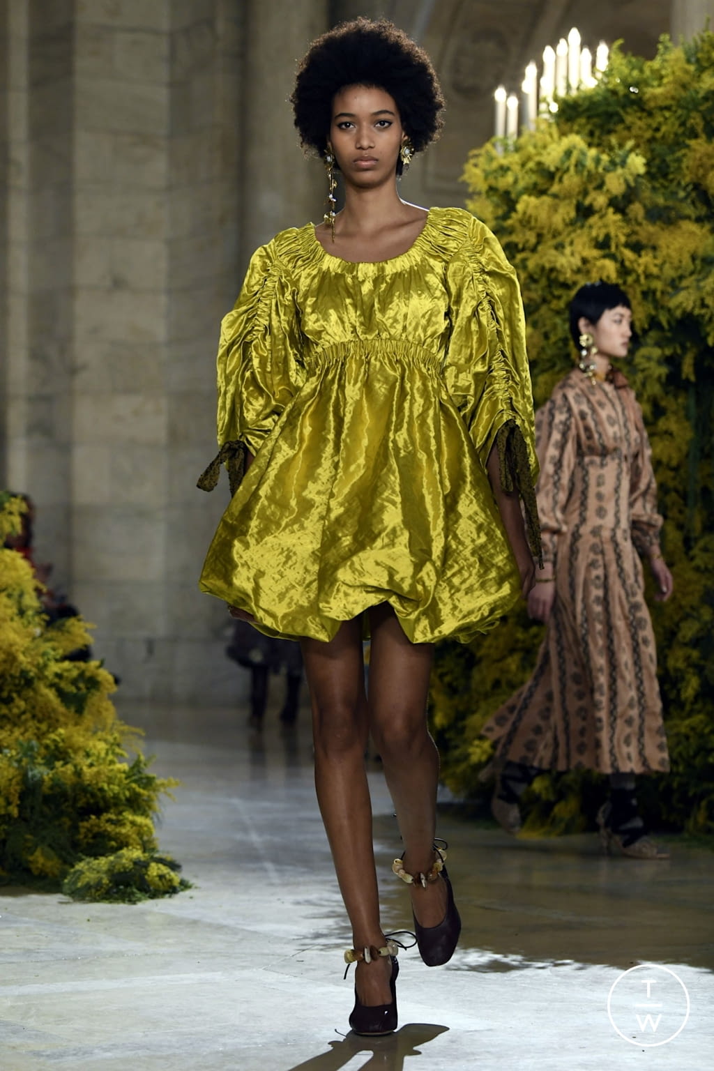 Fashion Week New York Fall/Winter 2022 look 10 de la collection Ulla Johnson womenswear