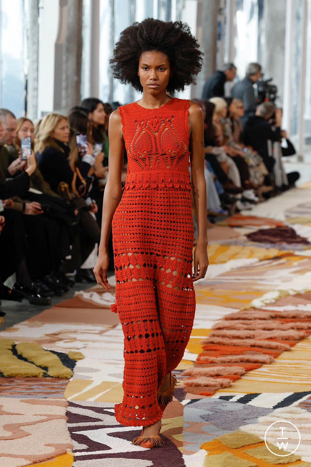 Fashion Week New York Fall/Winter 2023 look 10 from the Ulla Johnson collection womenswear