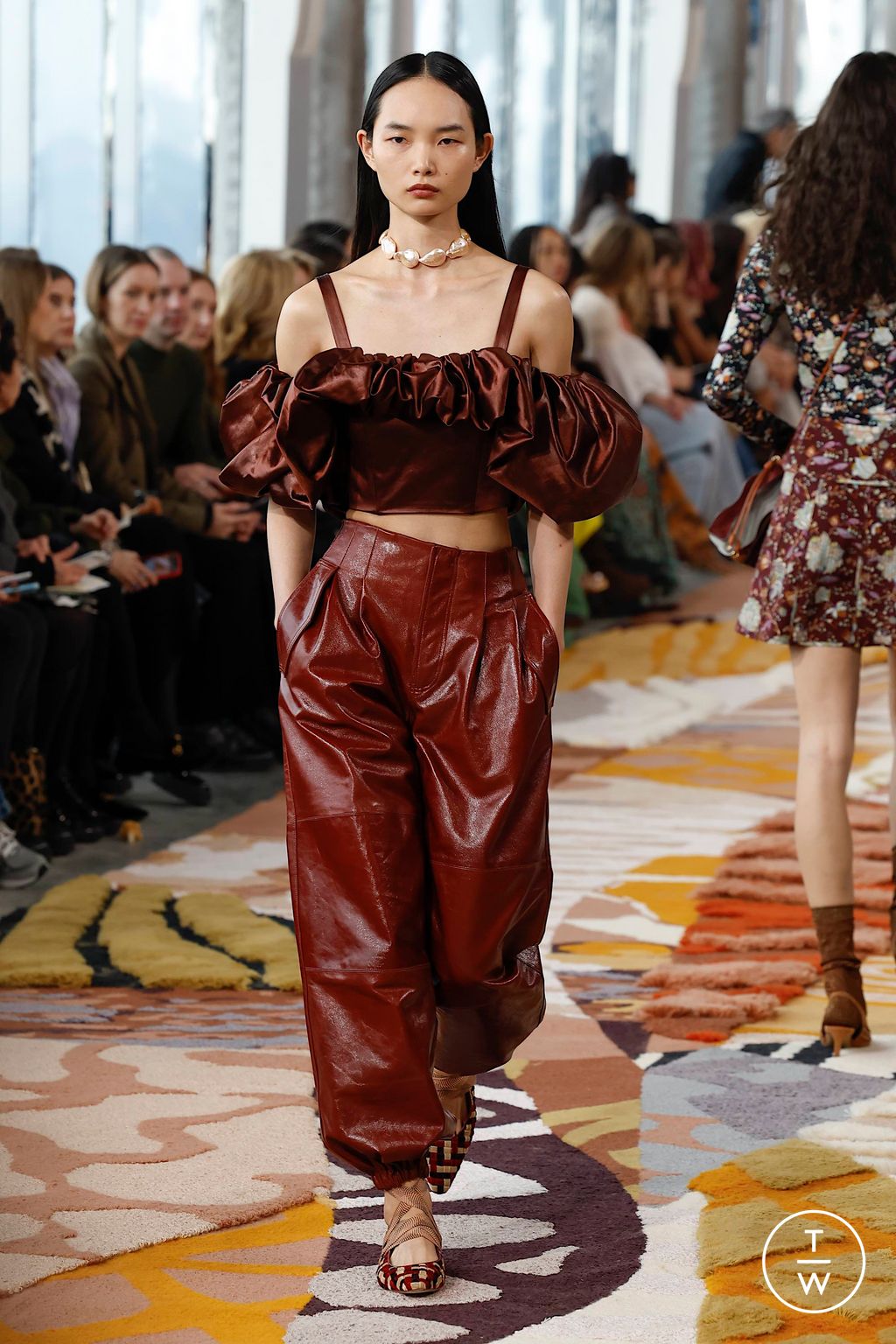 Fashion Week New York Fall/Winter 2023 look 42 from the Ulla Johnson collection womenswear