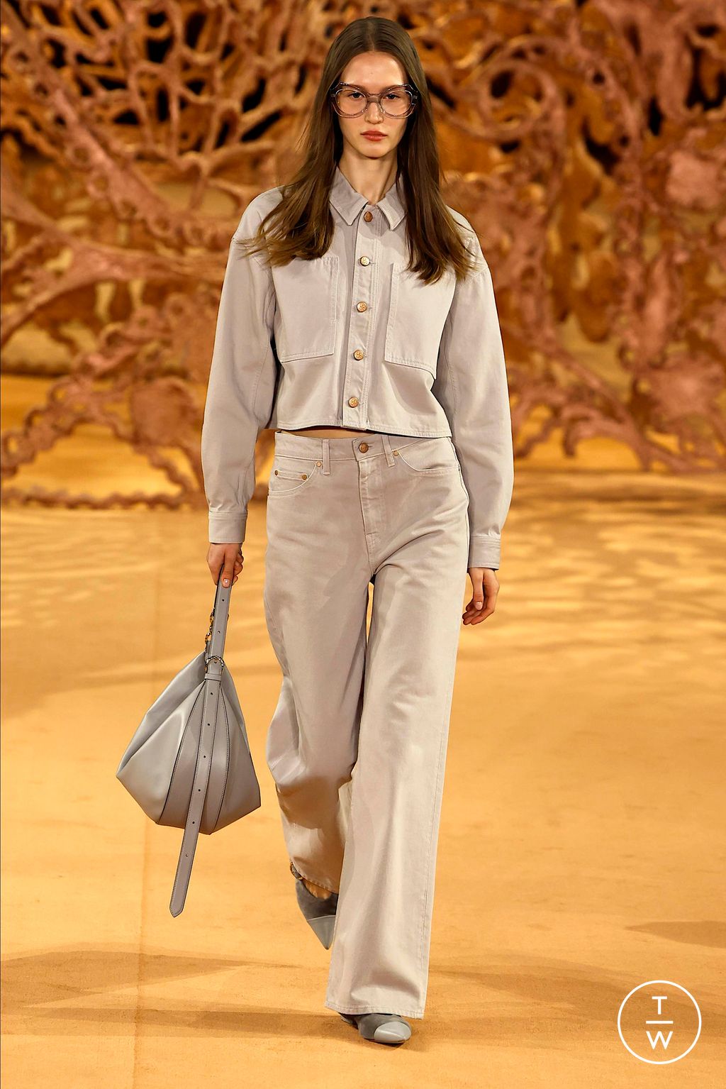Fashion Week New York Fall/Winter 2024 look 16 from the Ulla Johnson collection 女装