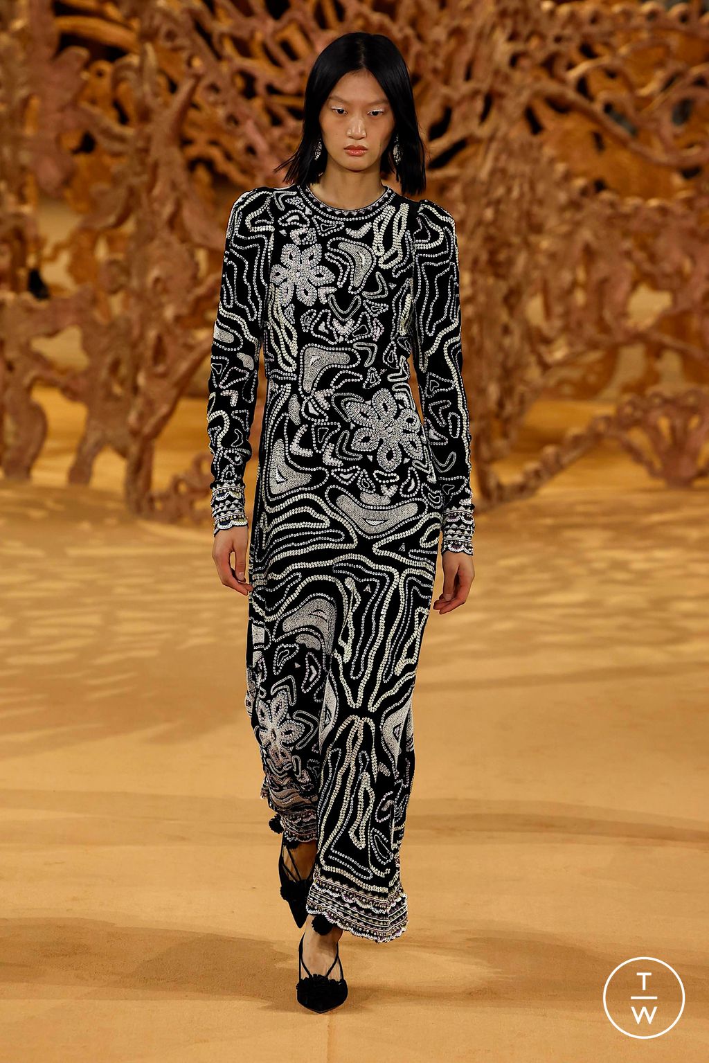 Fashion Week New York Fall/Winter 2024 look 19 from the Ulla Johnson collection womenswear