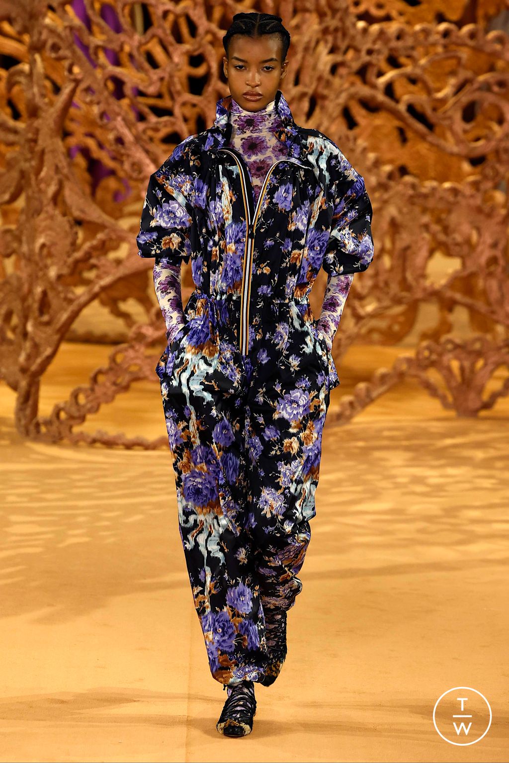 Fashion Week New York Fall/Winter 2024 look 21 de la collection Ulla Johnson womenswear