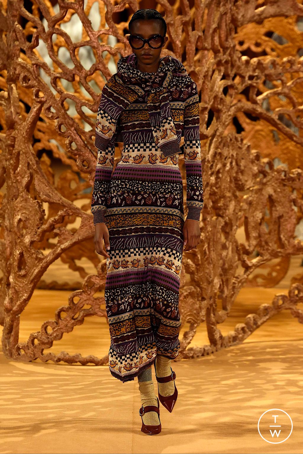 Fashion Week New York Fall/Winter 2024 look 40 from the Ulla Johnson collection womenswear