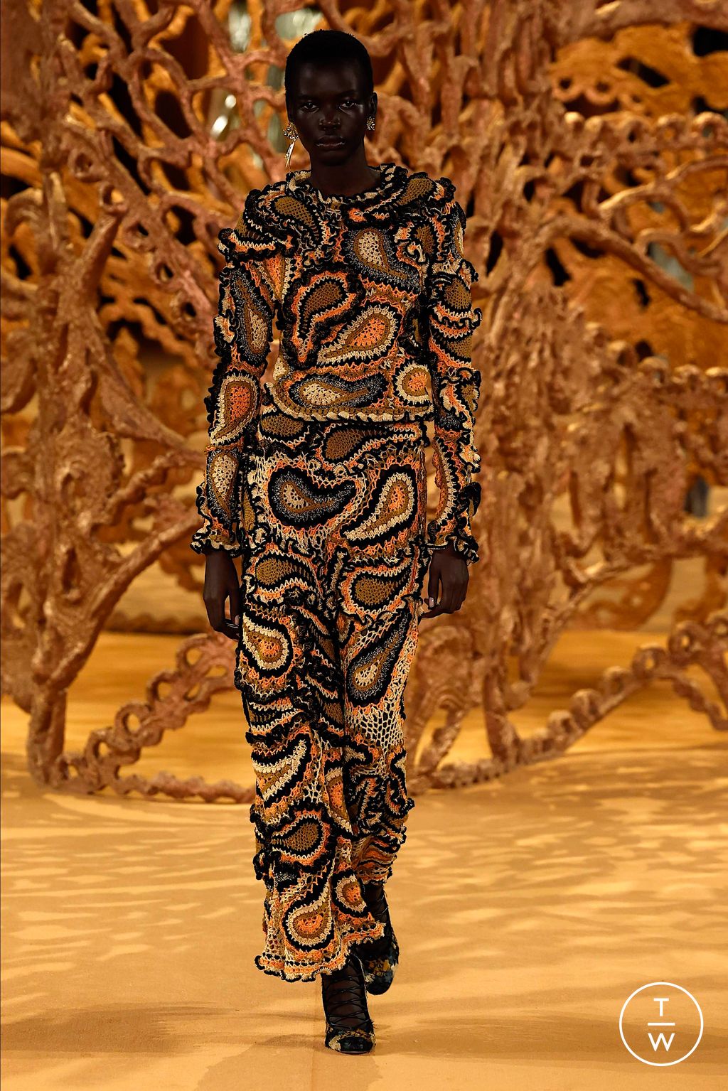 Fashion Week New York Fall/Winter 2024 look 55 from the Ulla Johnson collection womenswear