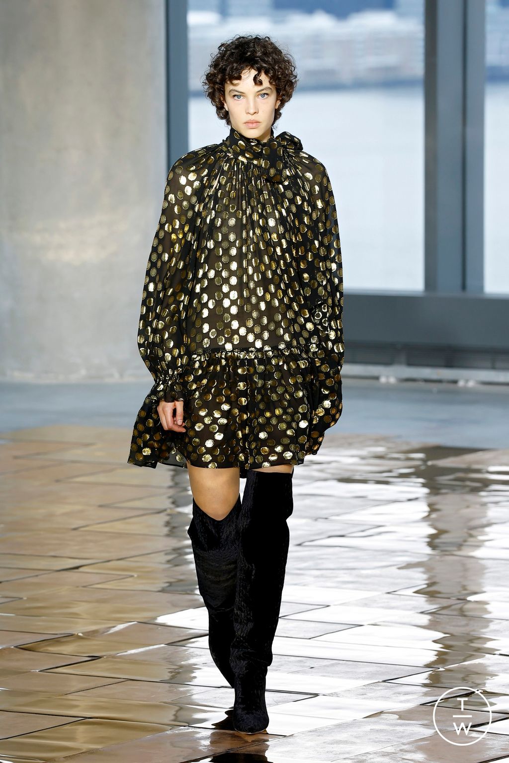 Fashion Week New York Fall/Winter 2025 look 14 from the Ulla Johnson collection womenswear