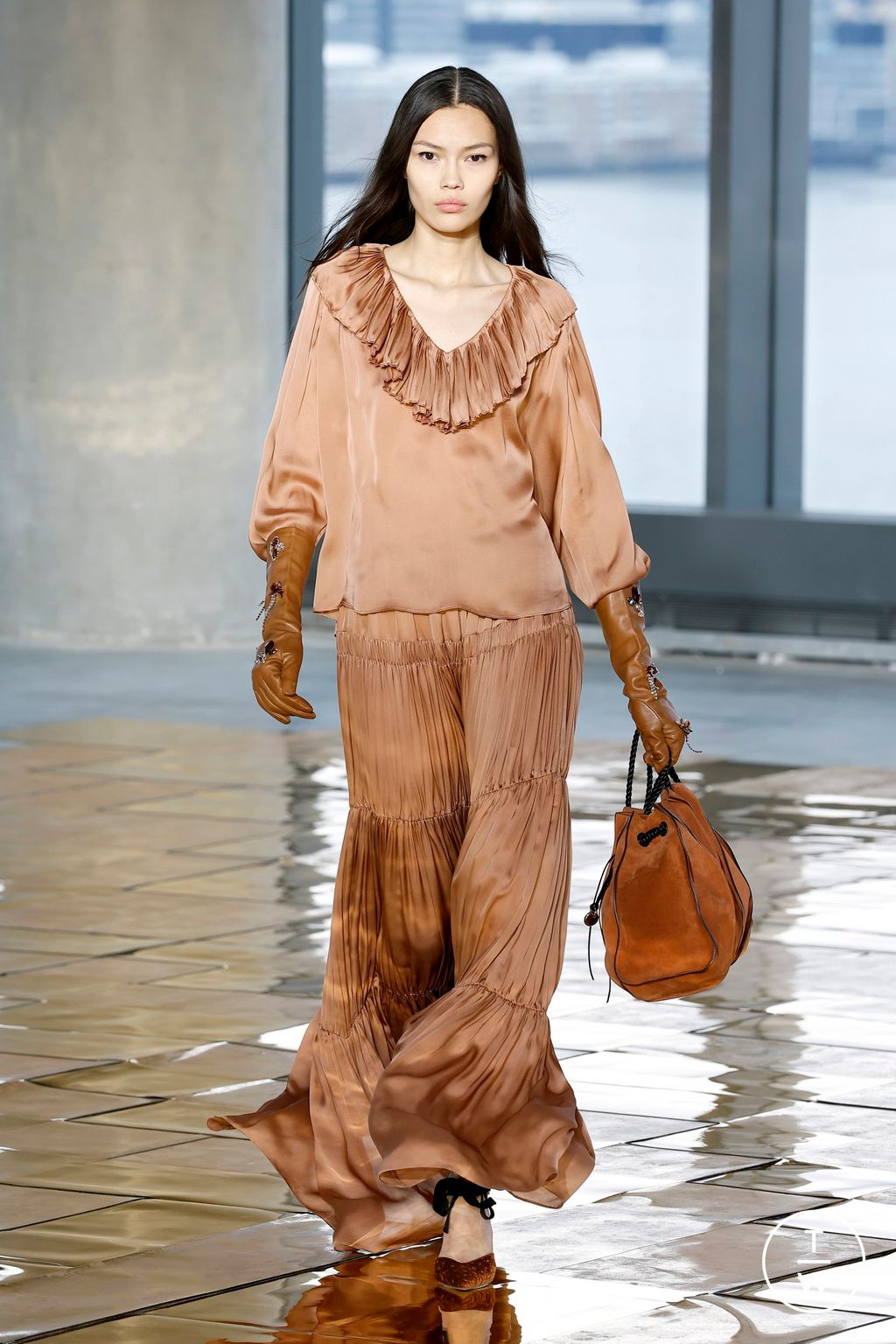 Fashion Week New York Fall/Winter 2025 look 16 from the Ulla Johnson collection womenswear