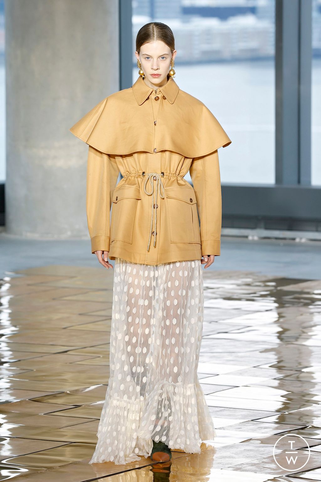 Fashion Week New York Fall/Winter 2025 look 31 de la collection Ulla Johnson womenswear