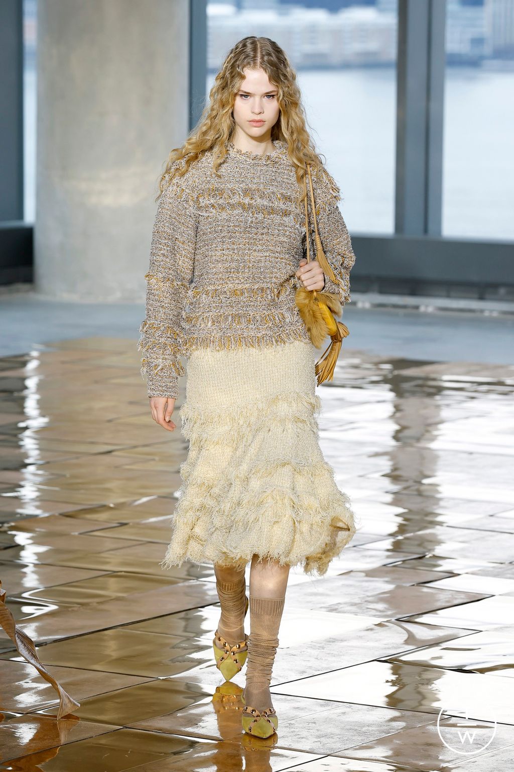 Fashion Week New York Fall/Winter 2025 look 45 from the Ulla Johnson collection womenswear