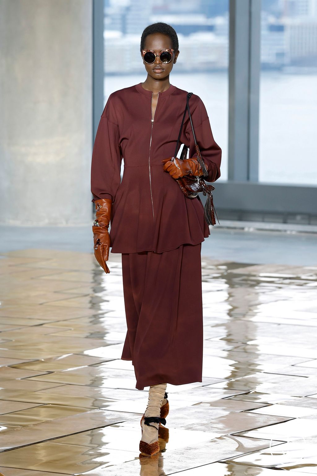 Fashion Week New York Fall/Winter 2025 look 51 from the Ulla Johnson collection womenswear