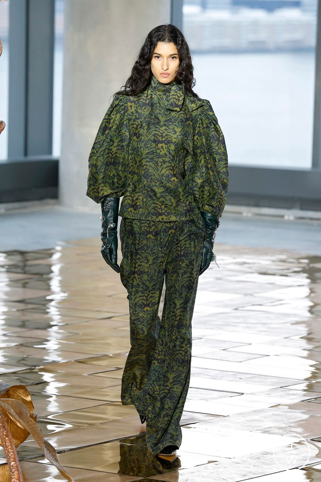 Fashion Week New York Fall/Winter 2025 look 57 from the Ulla Johnson collection womenswear