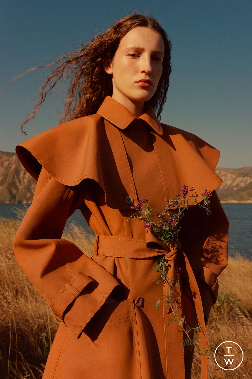 Fashion Week New York Resort 2024 look 11 de la collection Ulla Johnson womenswear