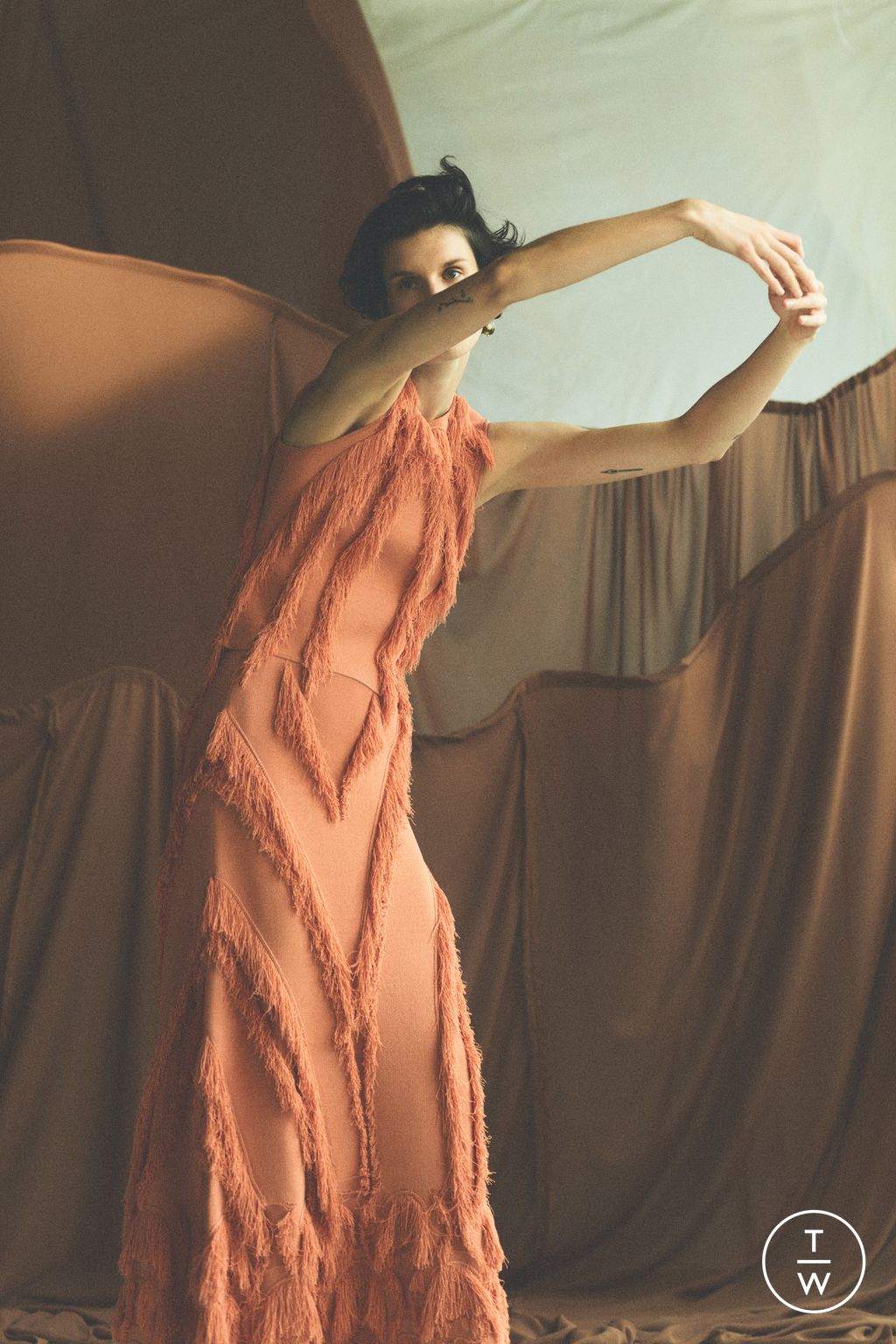 Fashion Week New York Pre-Fall 2025 look 16 de la collection Ulla Johnson womenswear